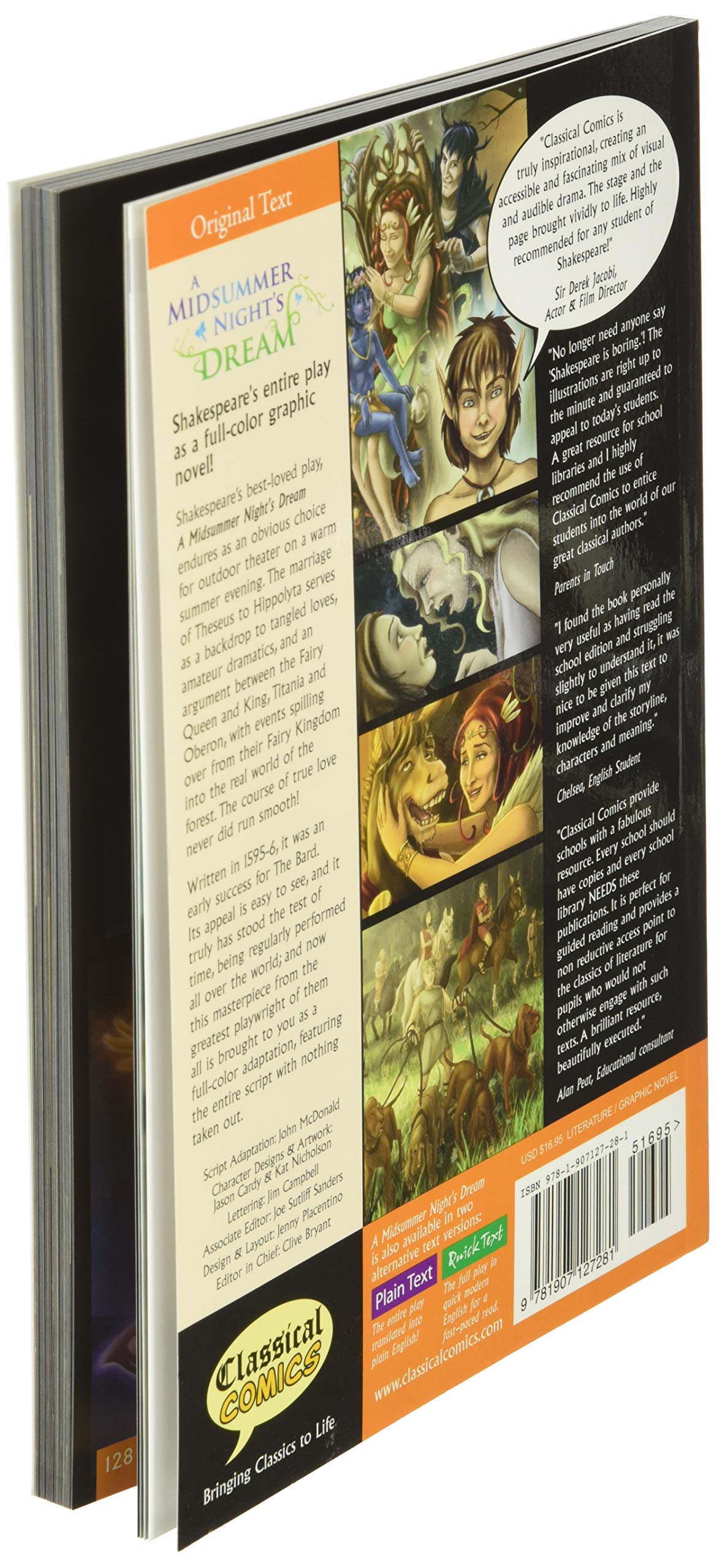 A Midsummer Night's Dream The Graphic Novel: Original Text (Classical Comics)