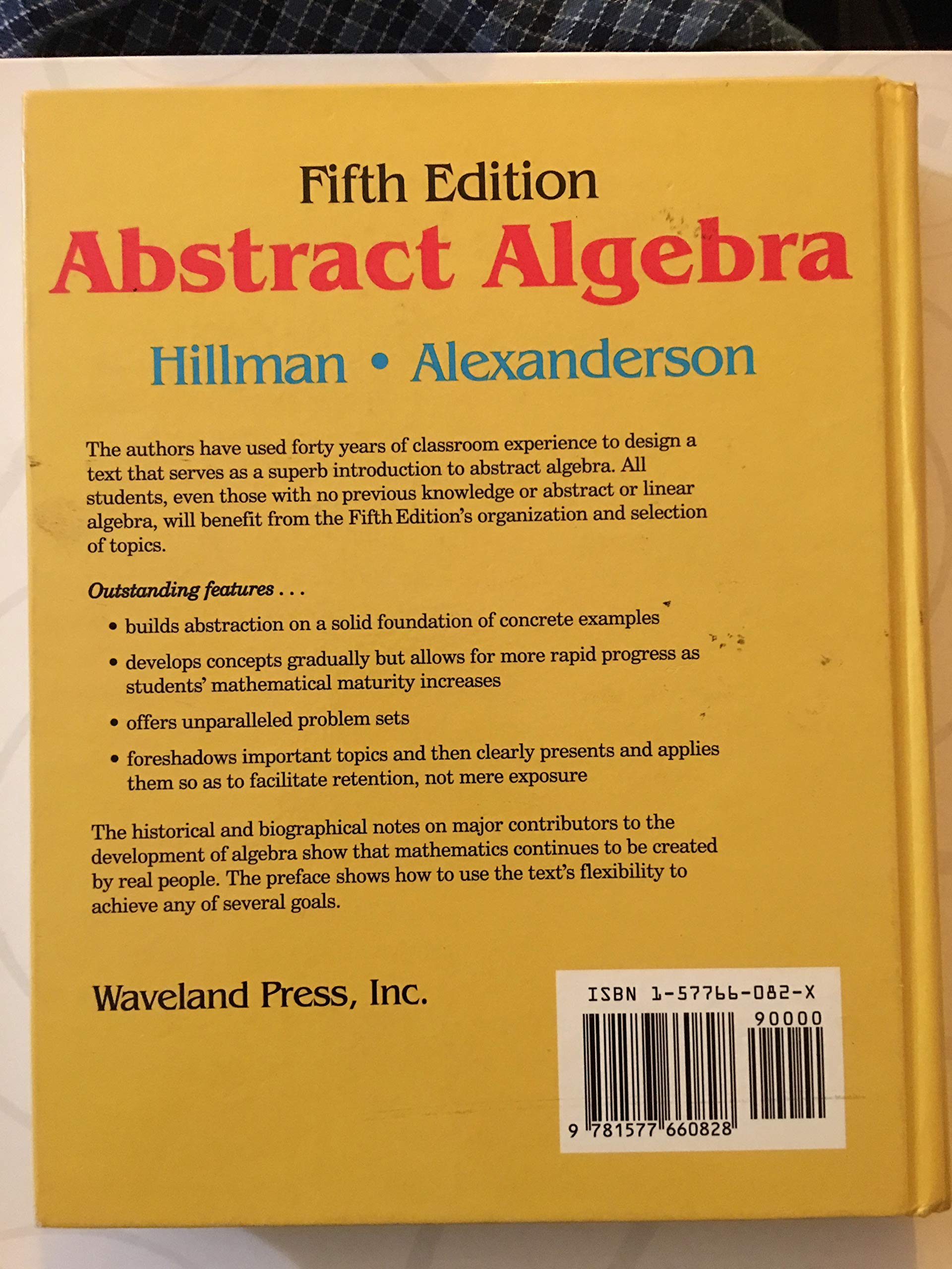 Abstract Algebra: A First Undergraduate Course