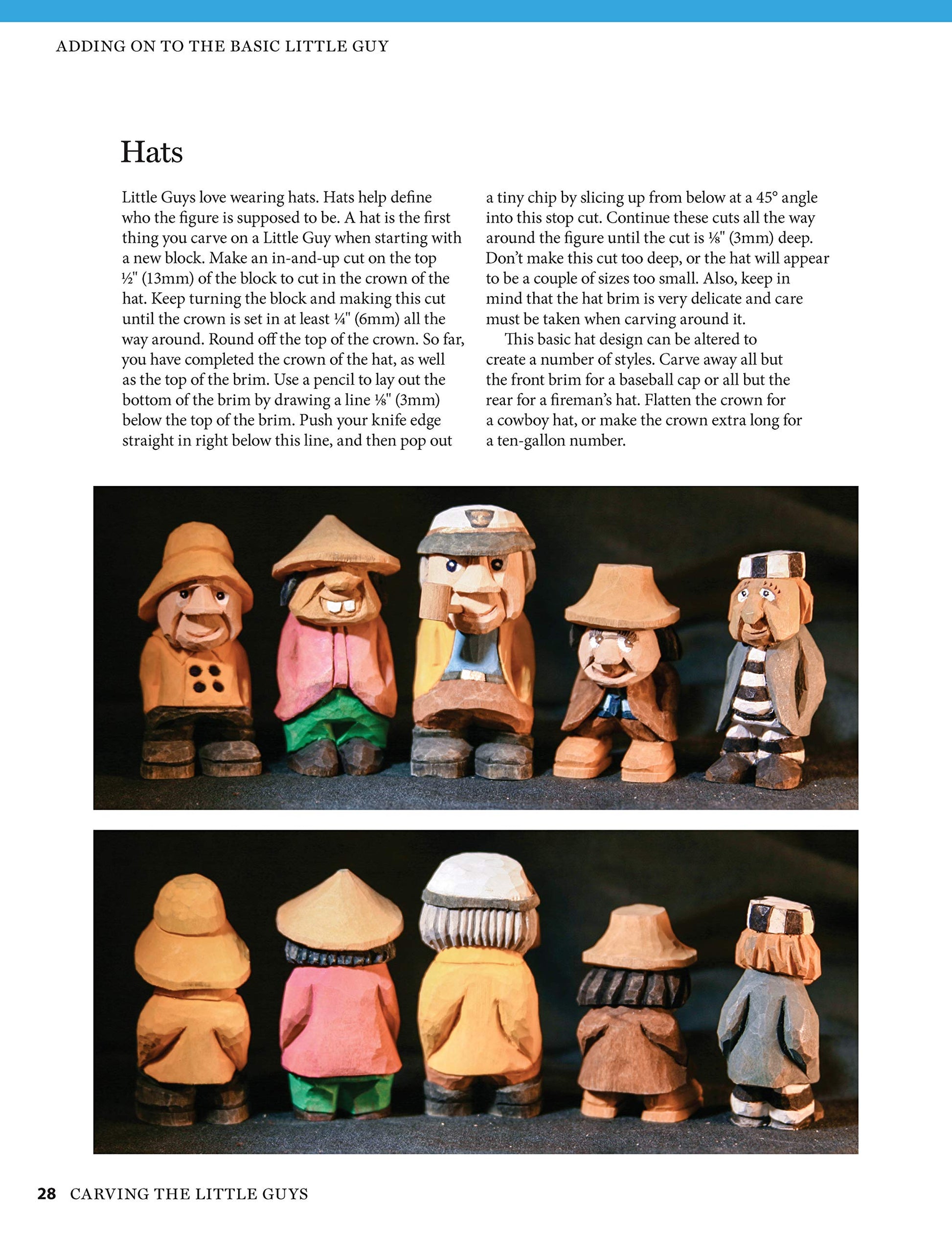 Carving the Little Guys: Easy Techniques for Beginning Woodcarvers (Fox Chapel Publishing) Skill-Building Introduction to the Art of Caricature Carving: Wood, Tools, Sharpening, Finishing, & More