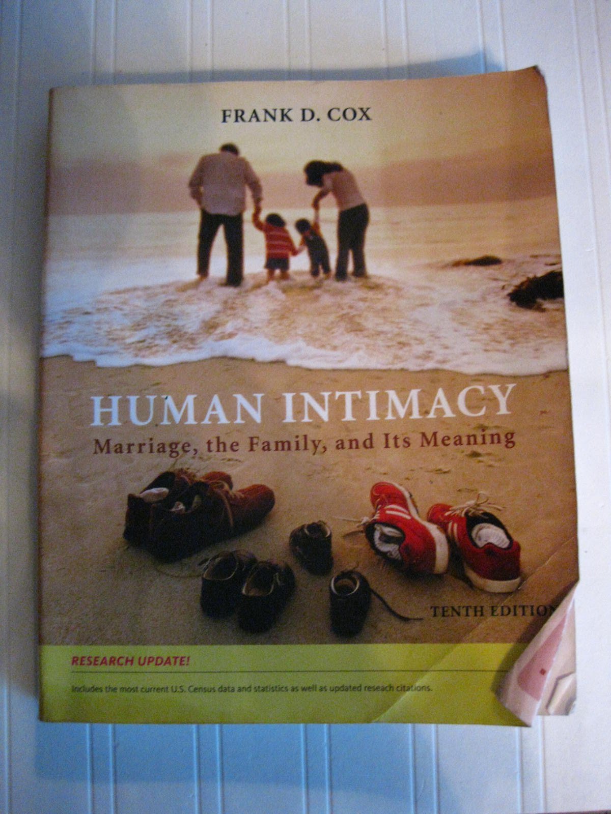 Human Intimacy: Marriage, the Family, and Its Meaning, Research Update