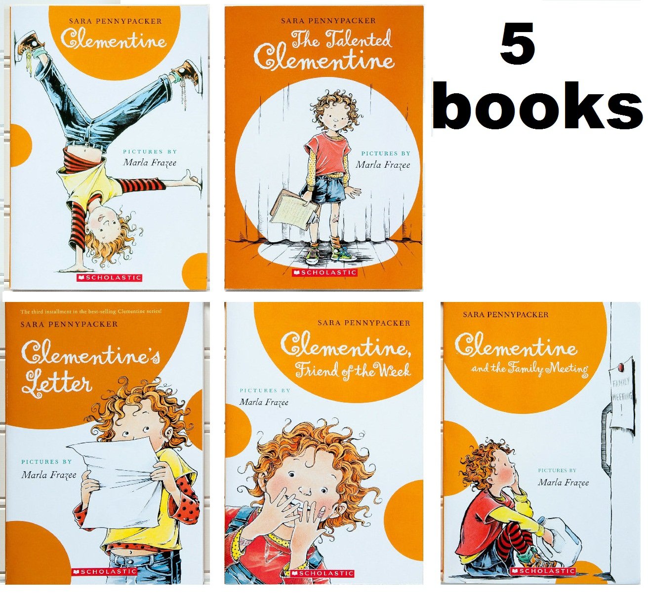 Sara Pennypacker CLEMENTINE Series SET , Books 1-5 (#1 - Cle
