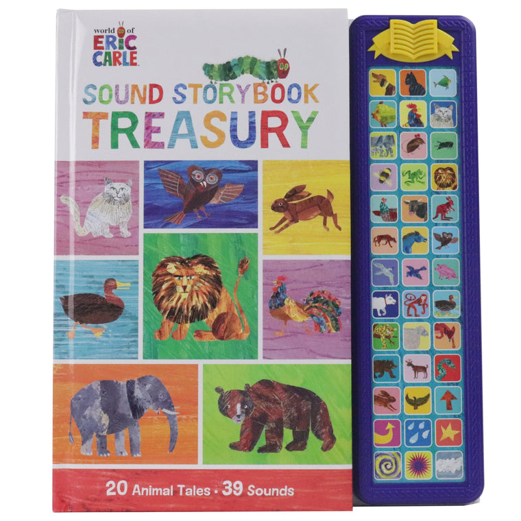 World of Eric Carle: Sound Storybook Treasury - 39-Button Animal Sound Book - PI Kids