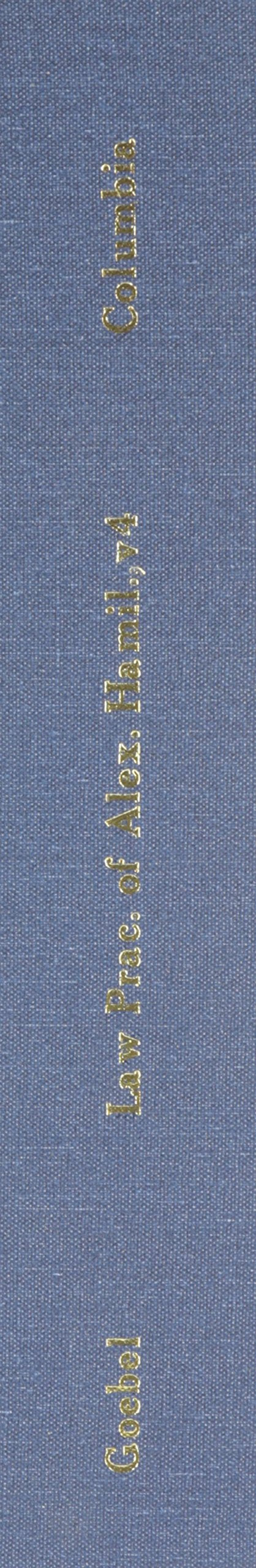 Law Practice of Alexander Hamilton