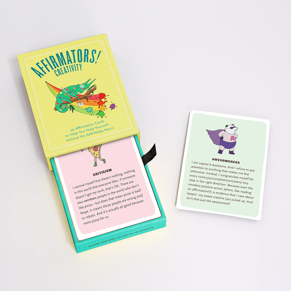 Affirmators! Creativity Deck: 50 Affirmation Cards to Help You Help Yourself - Without the Self-Helpy-Ness!
