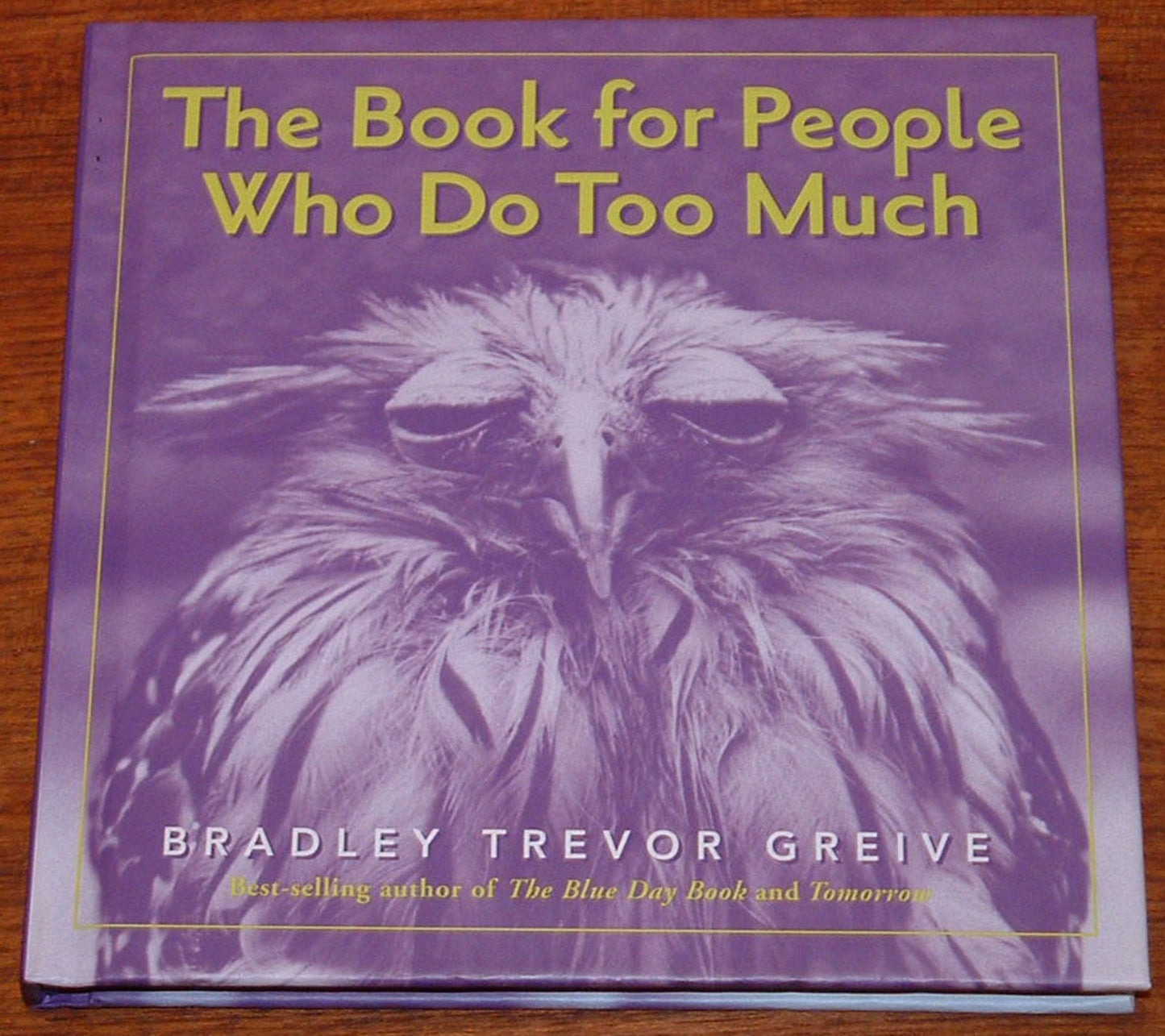 The Book For People Who Do Too Much by Greive, Bradley Trevo
