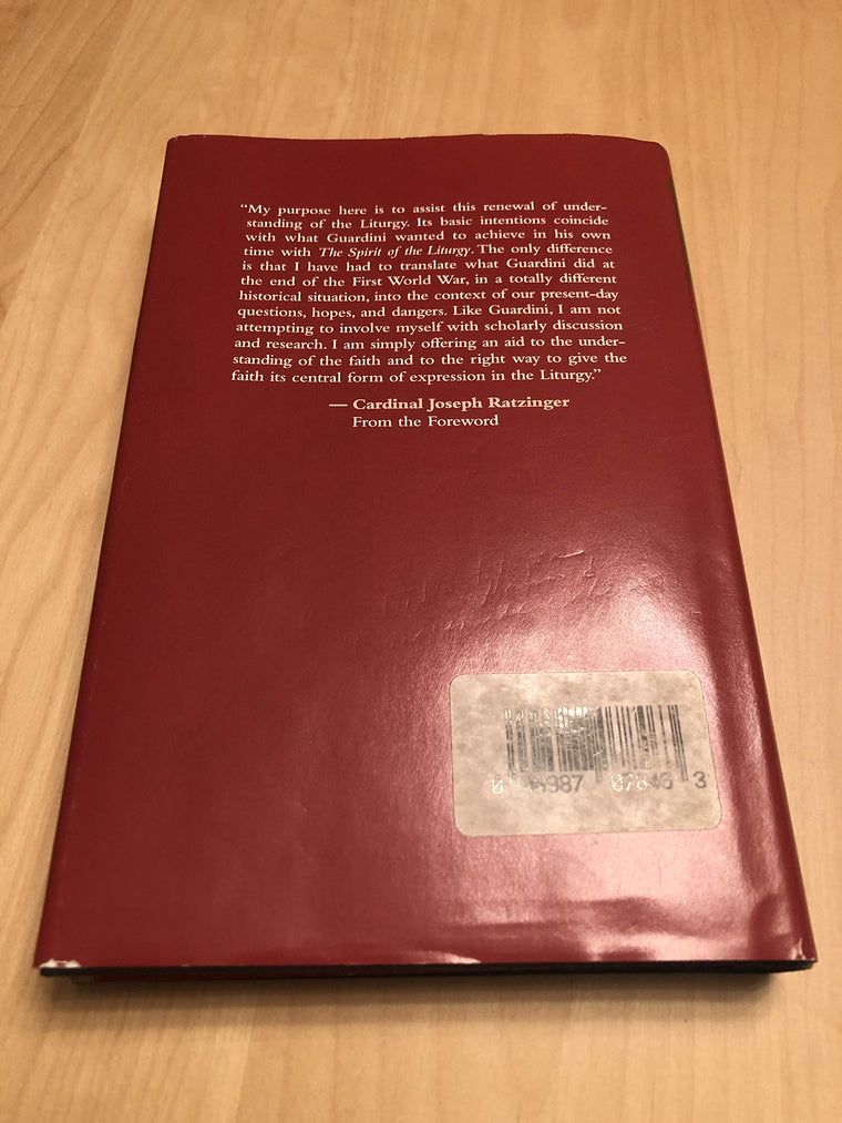 The Spirit of the Liturgy — back cover