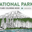 The National Parks Postcard Coloring Book: 20 Colorable Postcards of America's National Parks