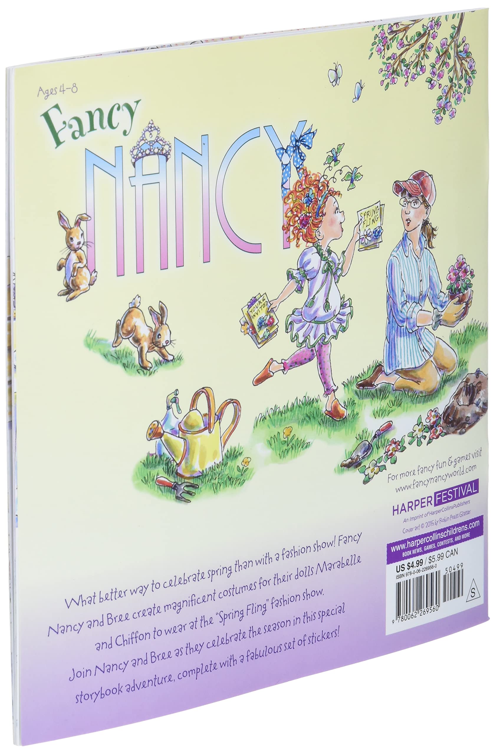 Fancy Nancy: Spring Fashion Fling: A Springtime Book For Kids