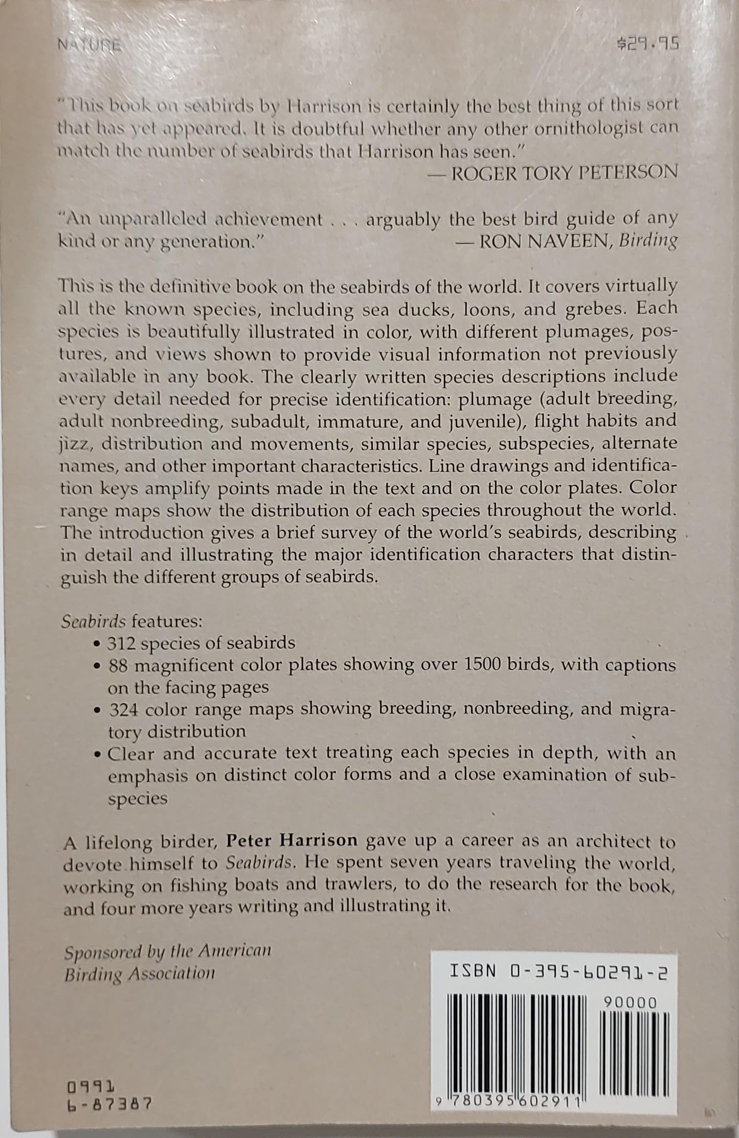 Seabirds: An Identification Guide by Harrison, Peter