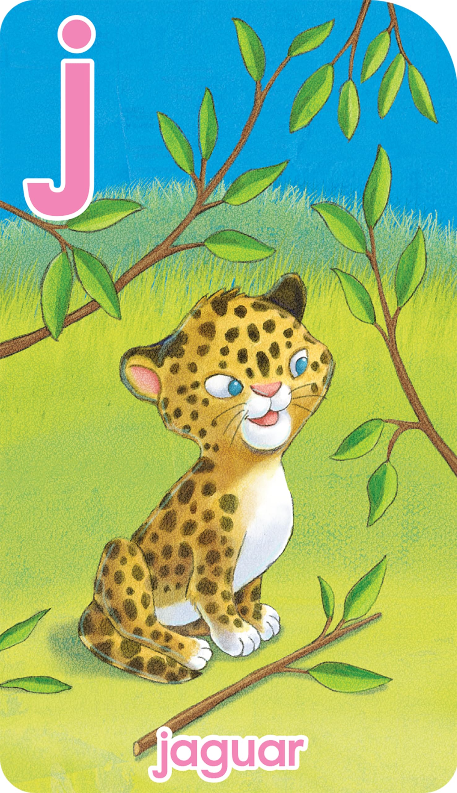 School Zone Go Fish Alphabet Game Cards: 56 ABC Flash Cards for Preschool & Kindergarten, Upper & Lowercase Letters, Phonics, Word-Picture Recognition, Parent & Baby Animals, Ages 4+