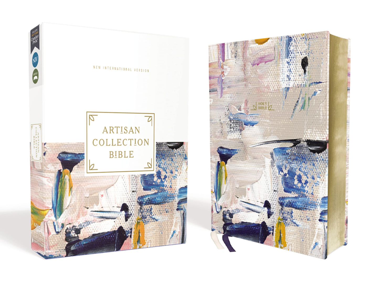 NIV Artisan Collection Bible Leathersoft Multi-color Blue