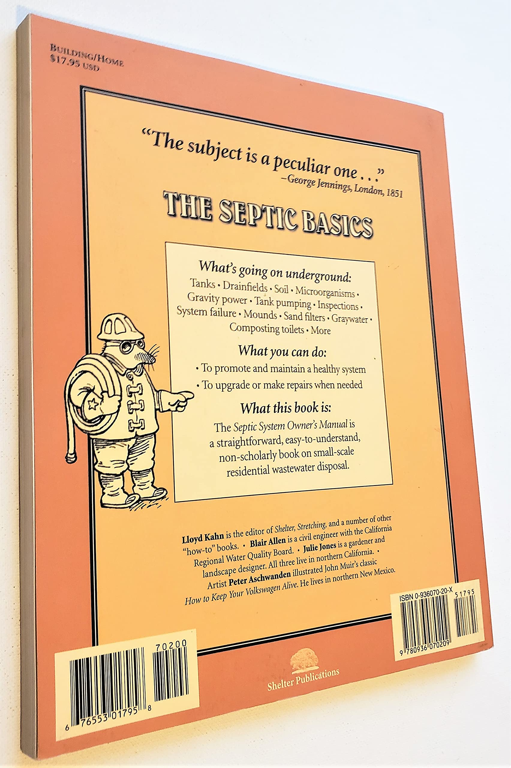 The Septic Systems Owners' Manual