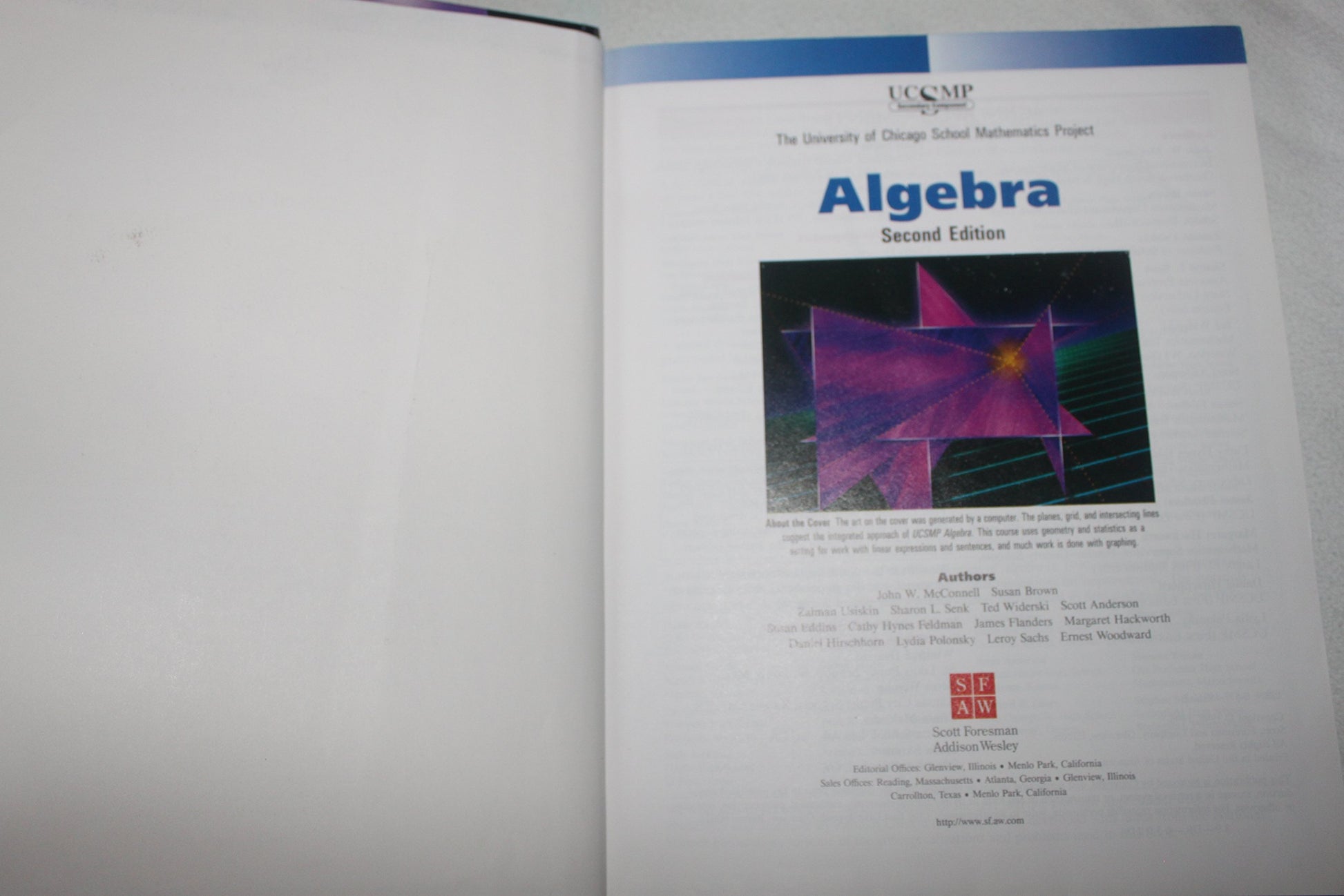Algebra: Integrated Mathematics (University of Chicago School Mathematics Project)
