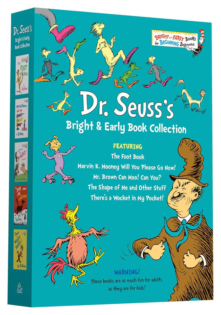 Dr. Seuss Bright & Early Book Boxed Set Collection: The Foot Book; Marvin K. Mooney Will You Please Go Now!; Mr. Brown Can Moo! Can You?, The Shape of ... Other Stuff; There's a Wocket in My Pocket!