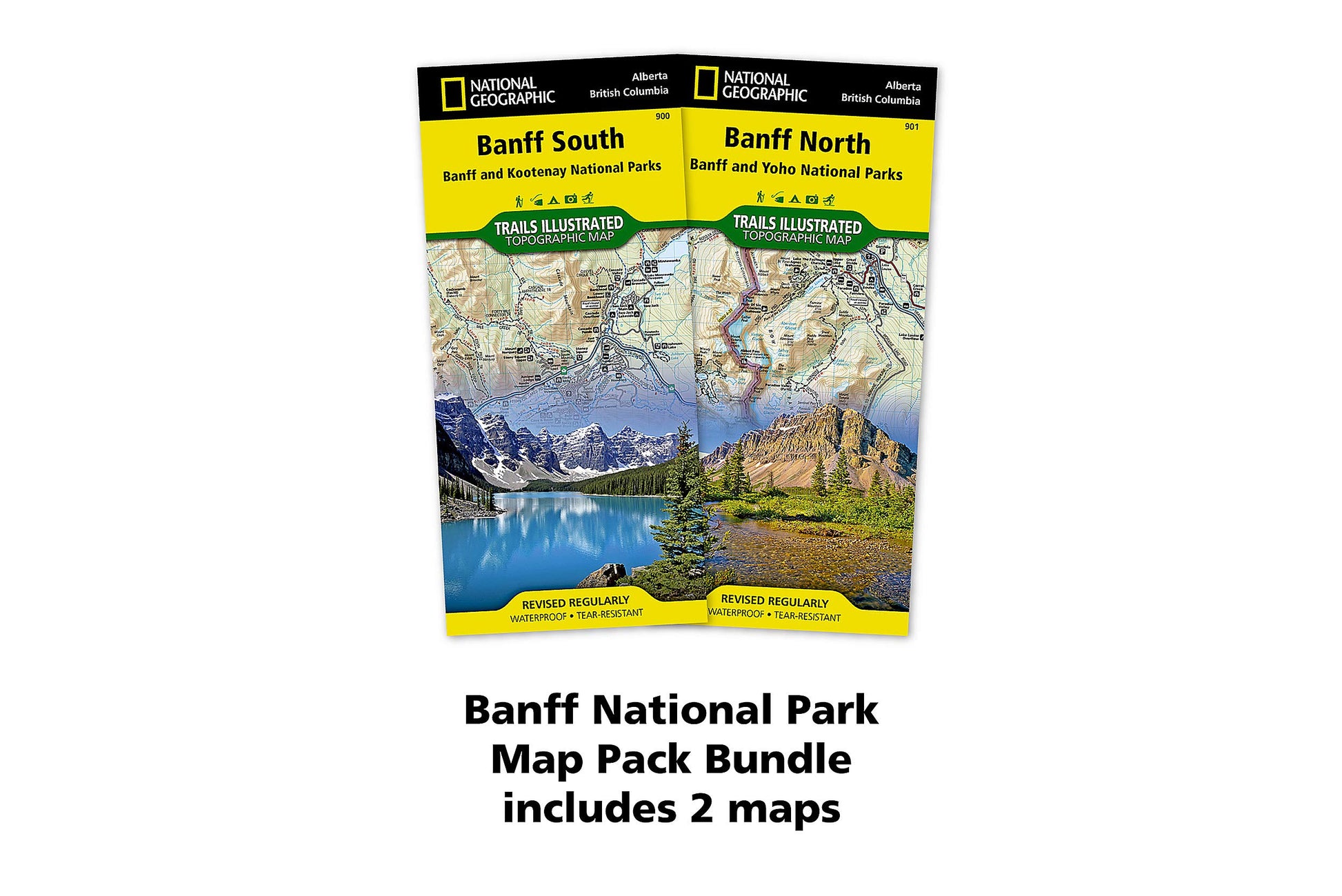 Banff National Park [Map Pack Bundle] (National Geographic Trails Illustrated Map)