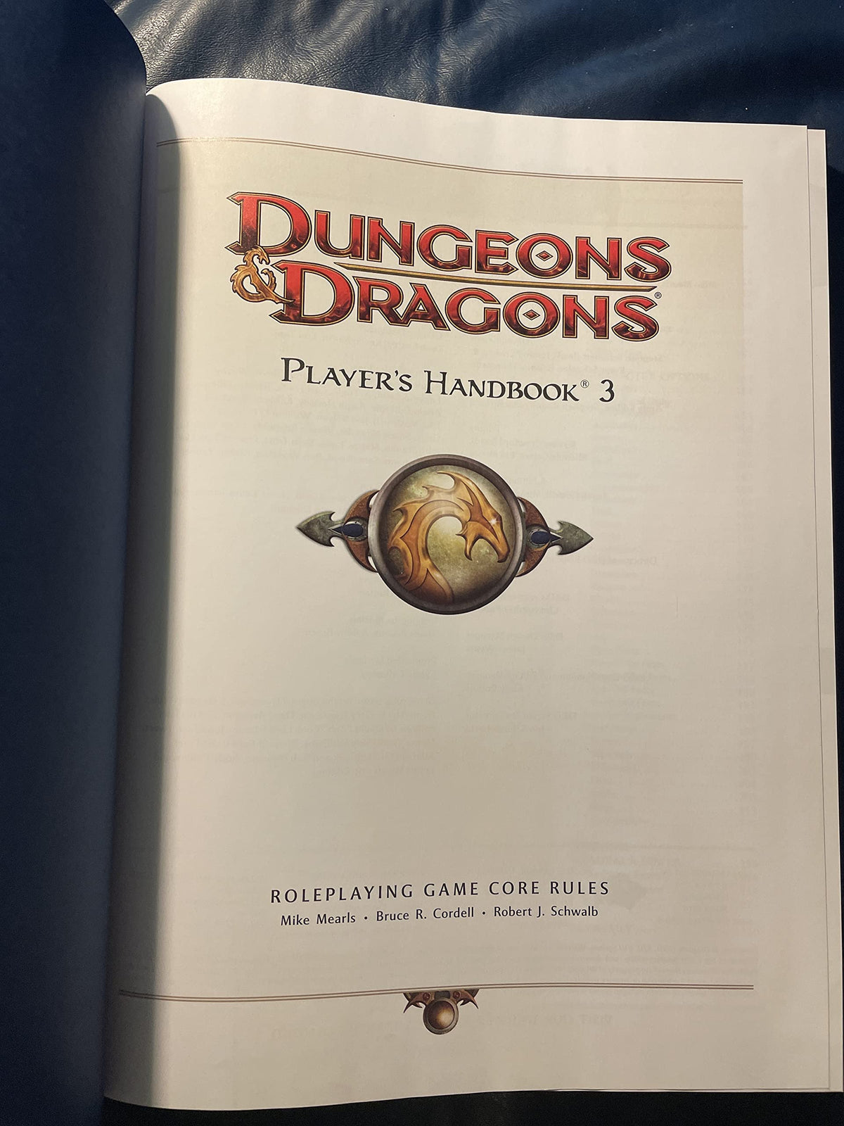 Player's Handbook 3: A 4th Edition D&D Core Rulebook