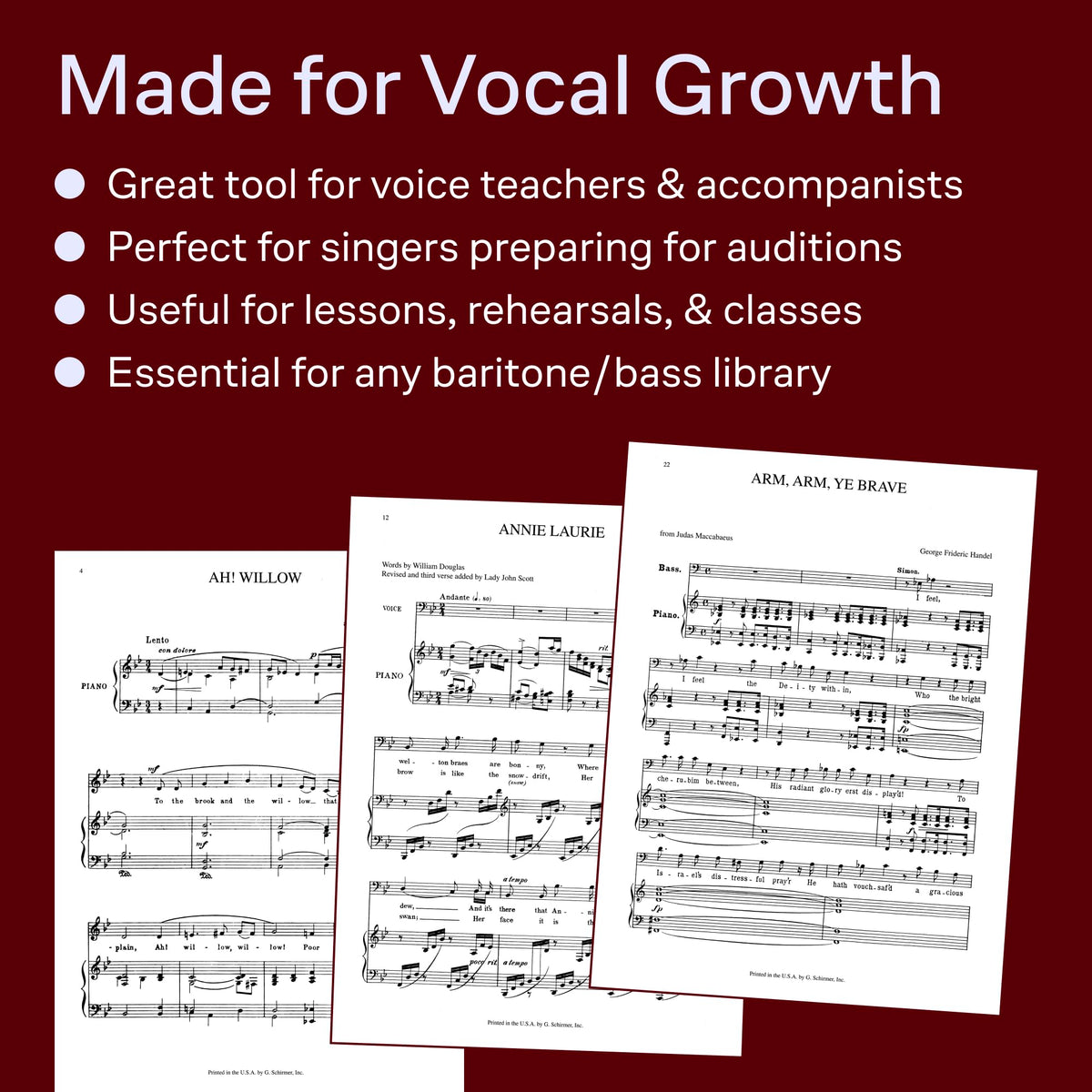 The Second Book of Baritone/Bass Solos by Various Composers  Vocal Collection Sheet Music for Baritone and Bass Voice  Intermediate Classical Solos with Piano  Edited by Joan Frey Boytim