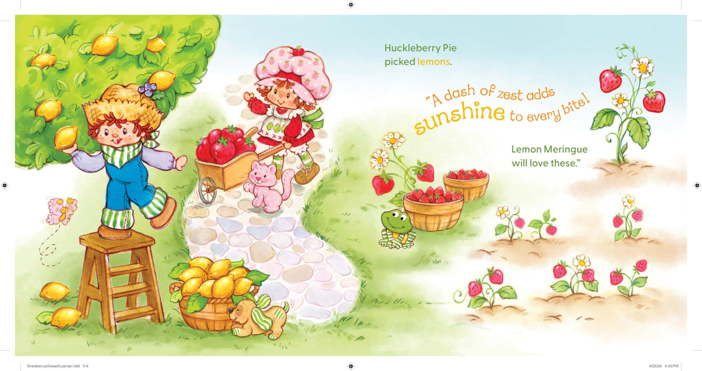 Strawberry's Sweet Surprise: A Scratch-and-Sniff Book: A Perfect Easter Basket Stuffer for Kids