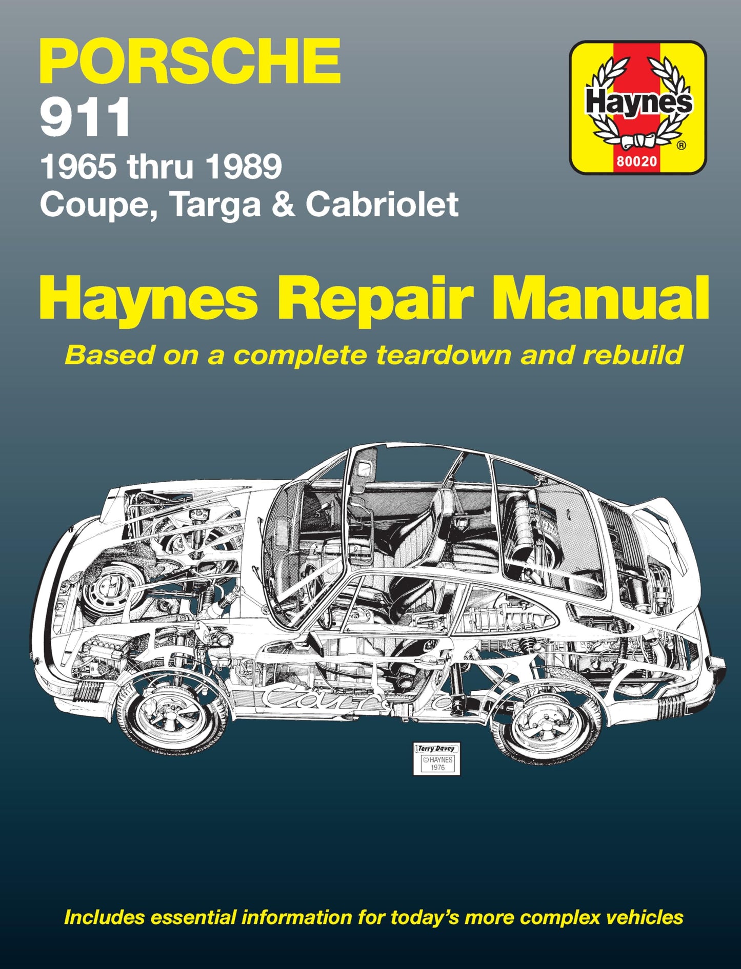 Porsche 911 Automotive Repair Manual 1965-1989 Coupe