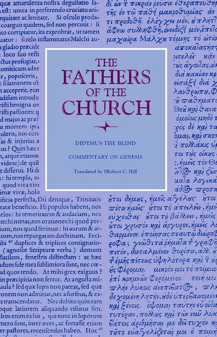Commentary on Genesis (Fathers of the Church Patristic Series)