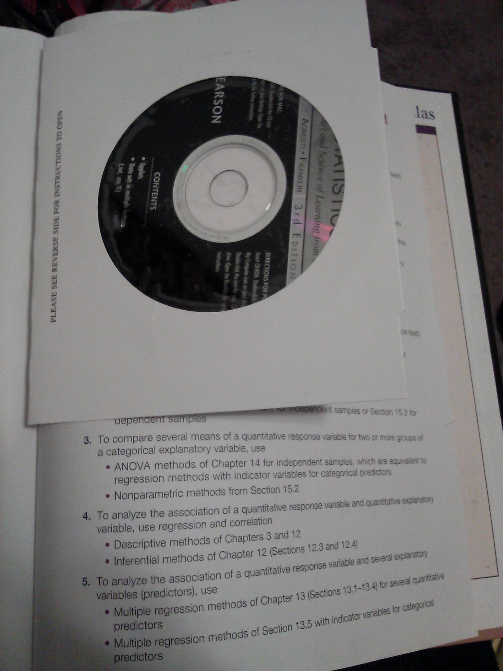 Statistics: The Art and Science of Learning from Data (3rd Edition)
