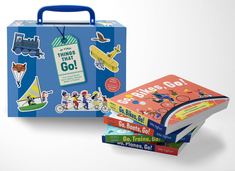 My First Things That Go: A Four-Board-Book Box Set of Boats, Planes, Bikes, and Trains for Toddlers 1-3 (Things That Go Series)