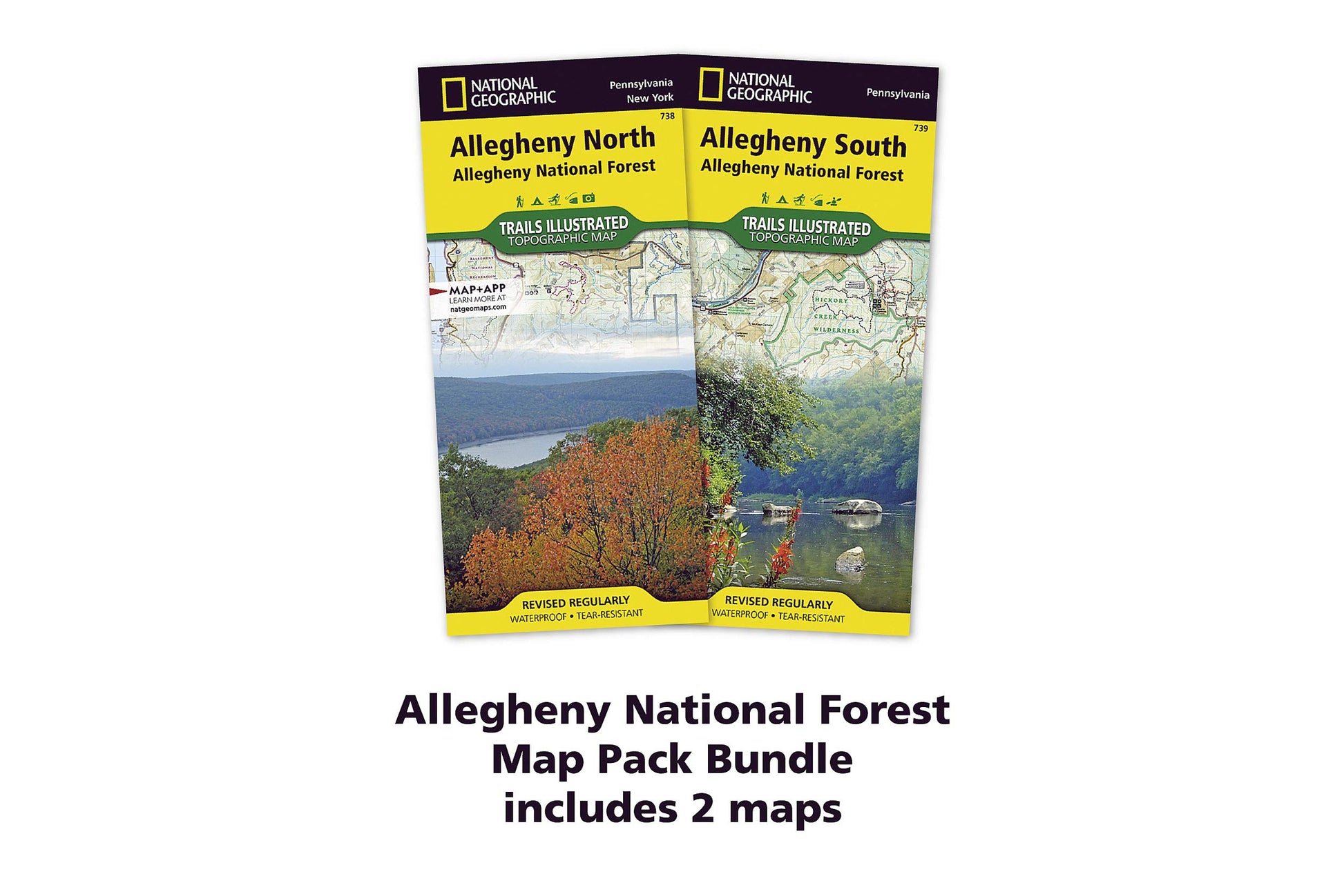 Allegheny National Forest [Map Pack Bundle] (National Geographic Trails Illustrated Map)