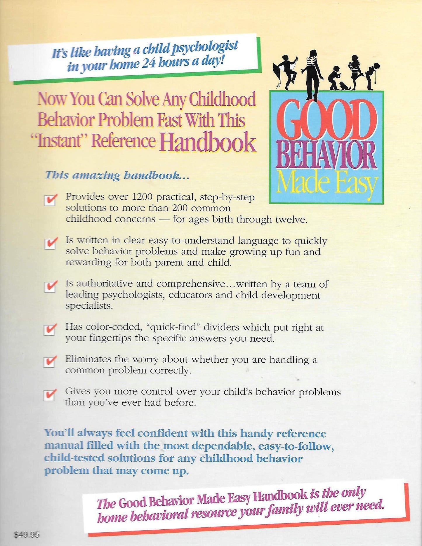 Good Behavior Made Easy Handbook