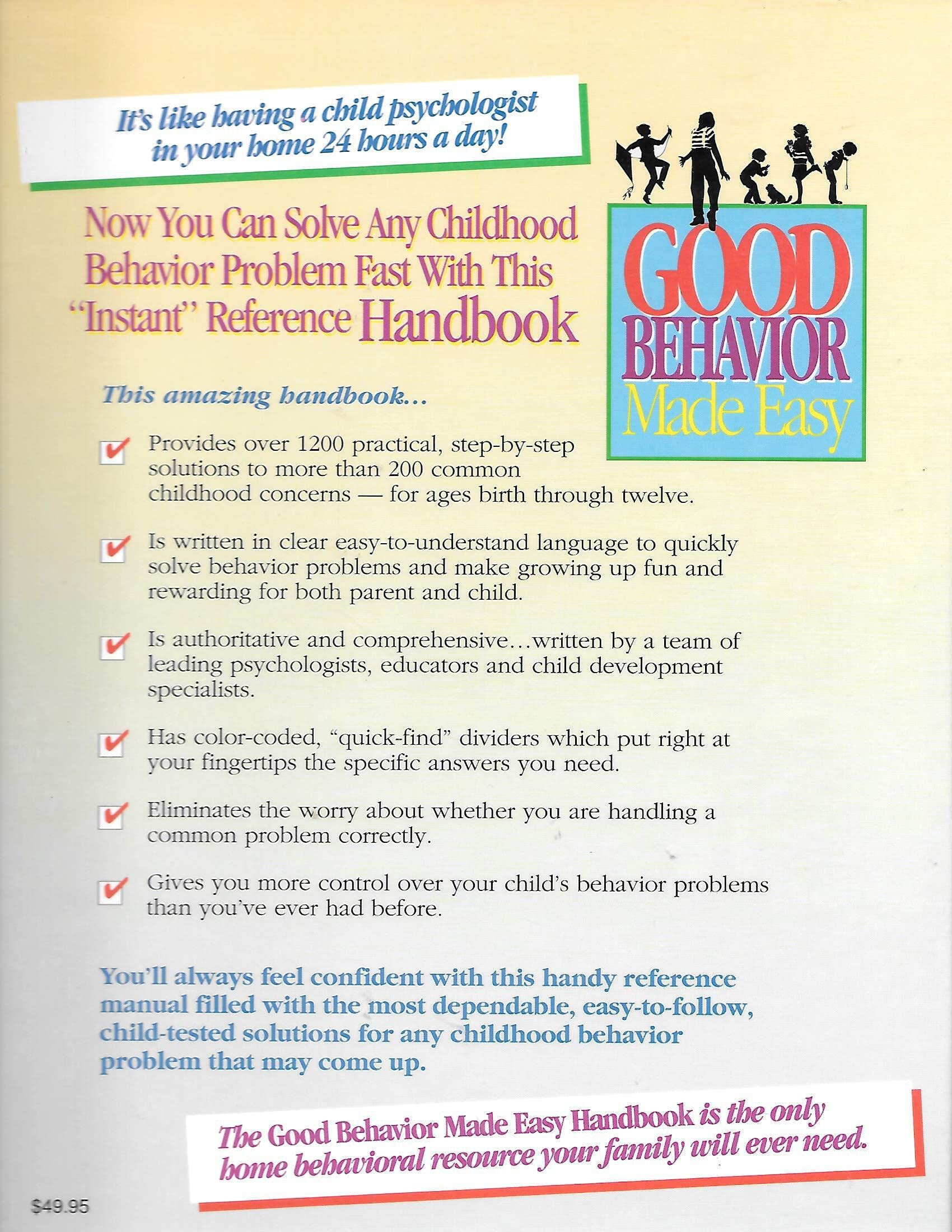 Good Behavior Made Easy Handbook