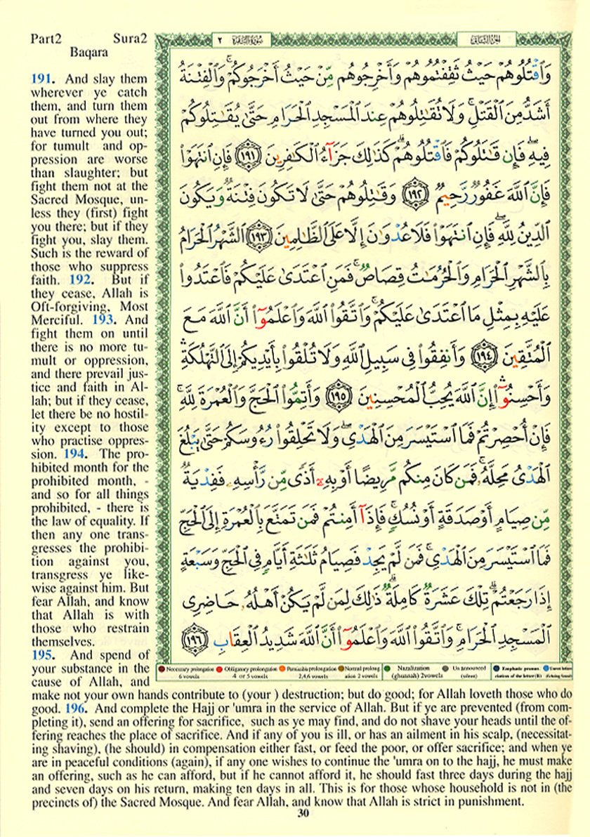 Tajweed Qur'an (Whole Qur an, With English Translation)
