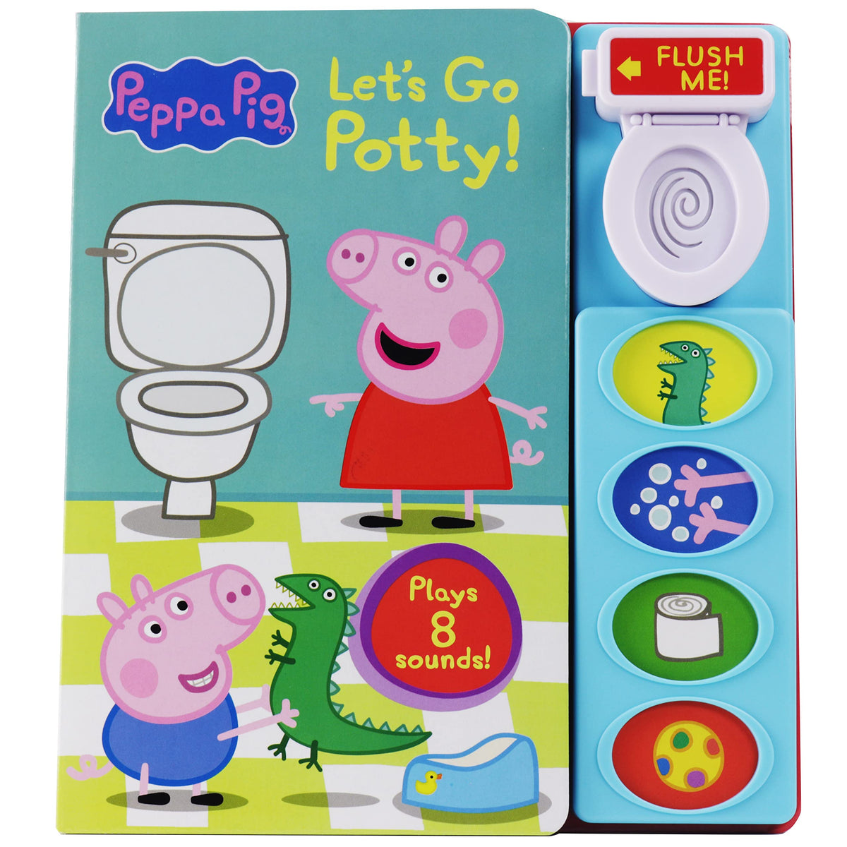 Peppa Pig - Lets Go Potty! Interactive 5-Button Potty Training Sound Book - PI Kids