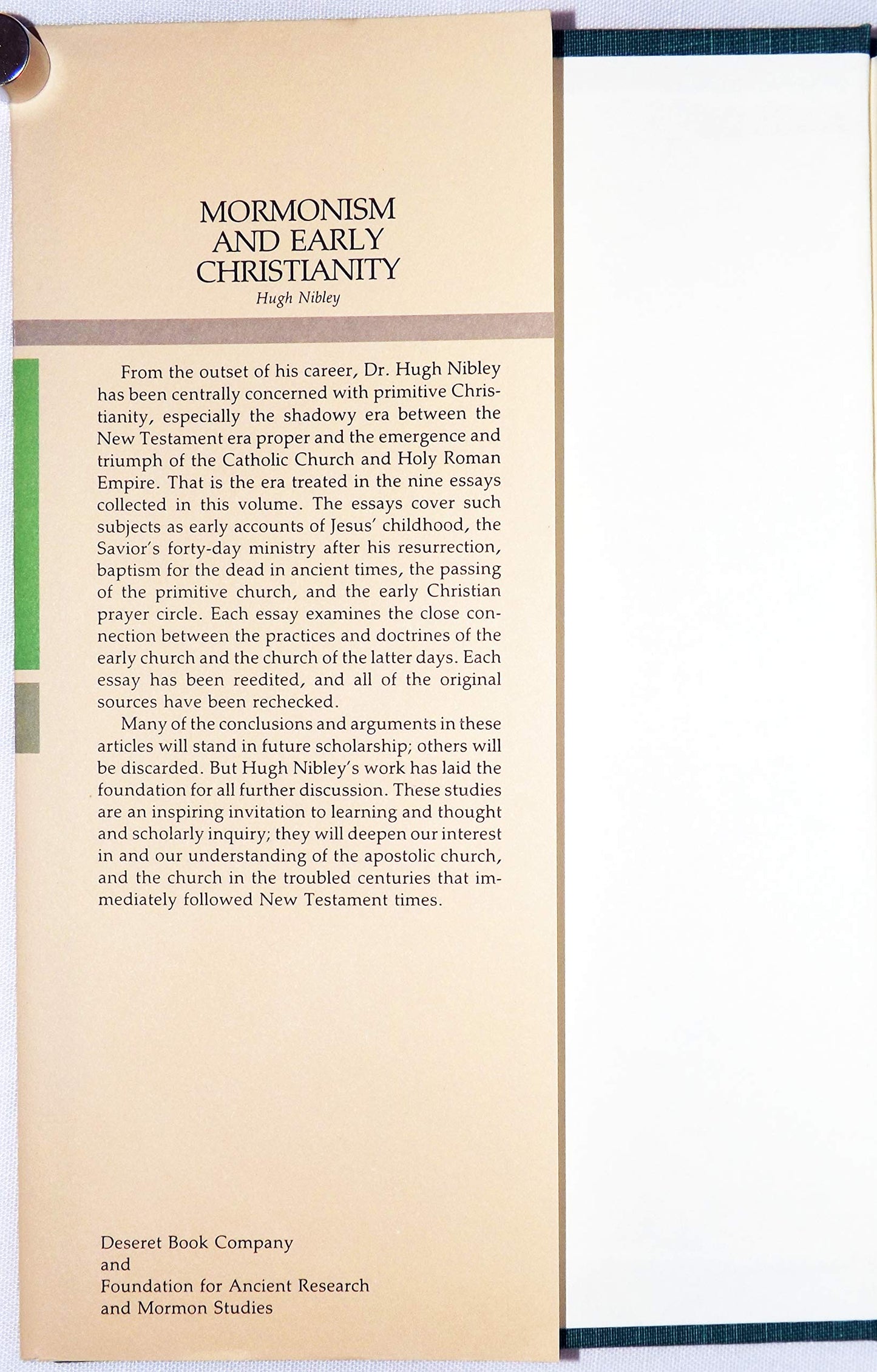 Mormonism and Early Christianity (Collected Works of Hugh Nibley)