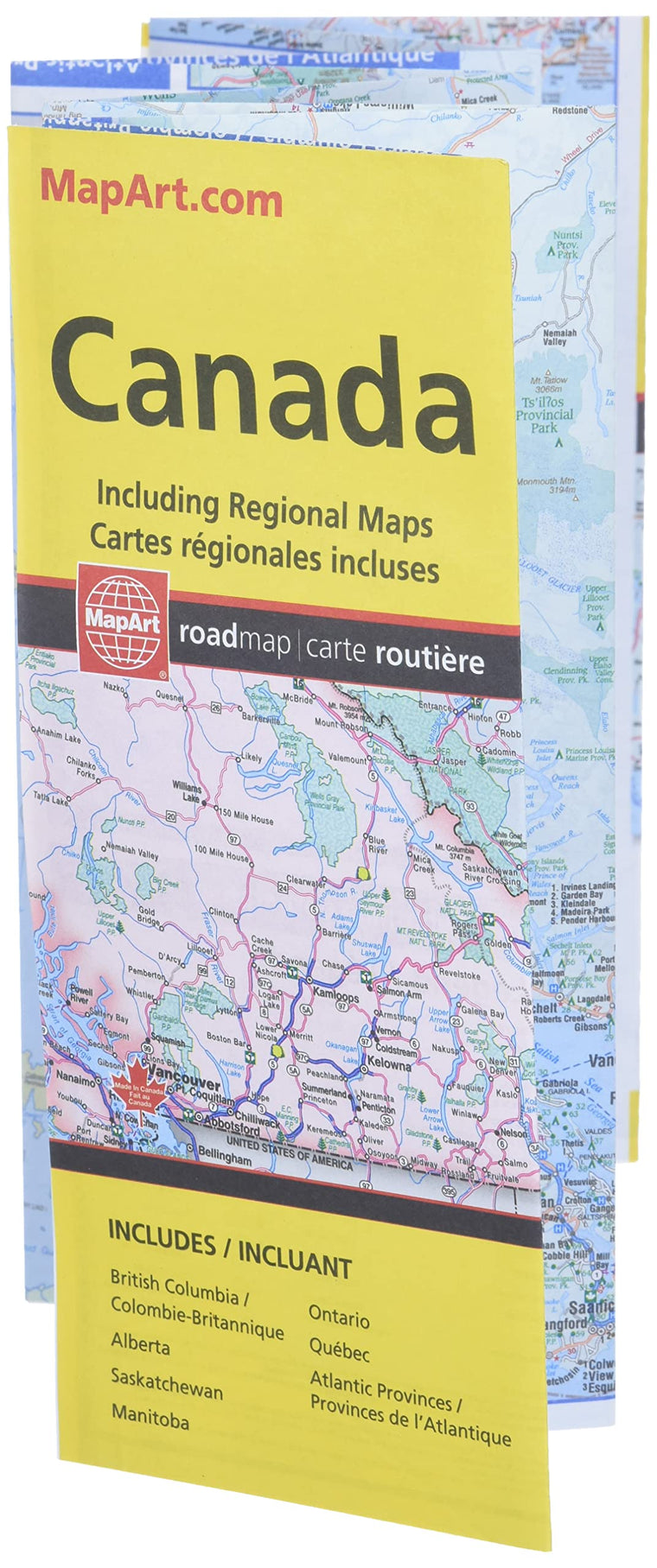 Canada Road Map — back cover