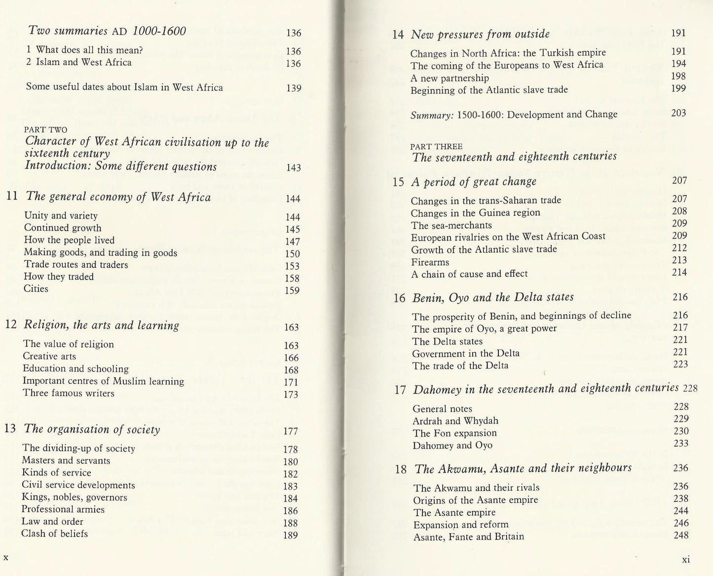 A History of West Africa, 1000-1800 by Davidson, Basil