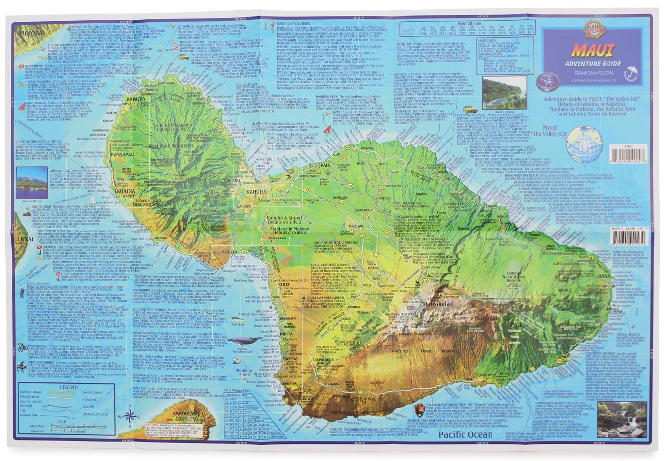 Franko's Maui Guide Map