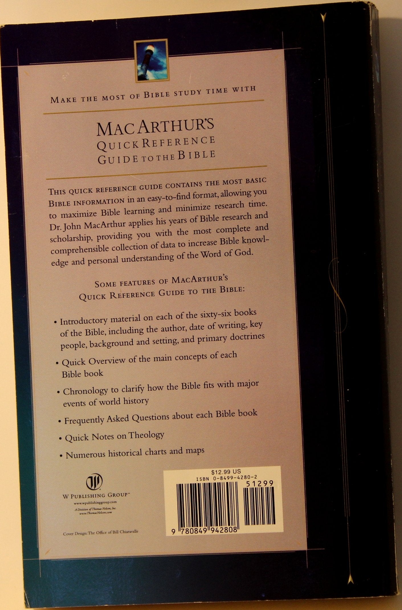 Macarthur's Quick Reference Guide To The Bible