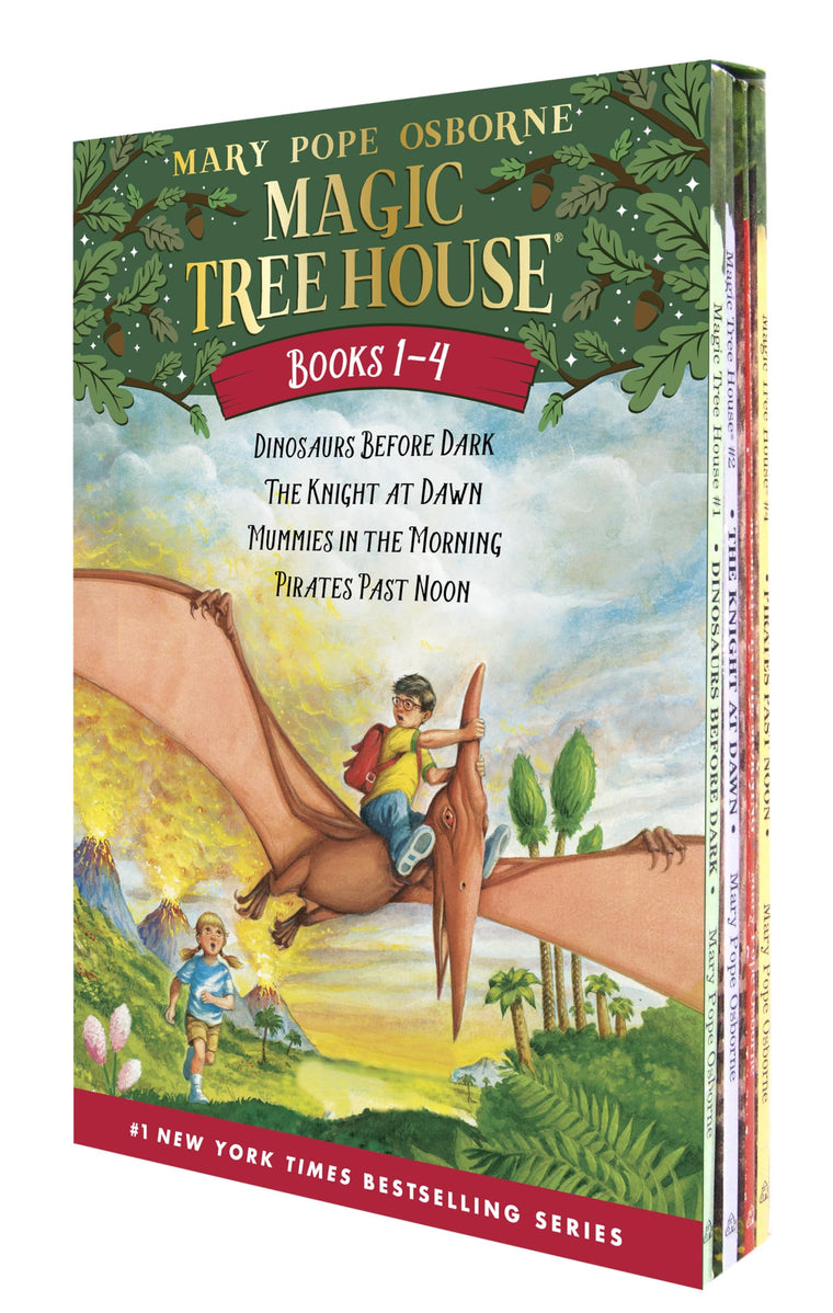Magic Tree House Boxed Set, Books 1-4: Dinosaurs Before Dark