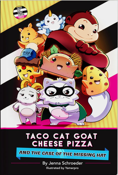 Taco Cat Goat Cheese Pizza and the Case of the Missing Hat - Graphic Novel - Hilarious & Fun Hardback Book for Ages 7+, Full-Color Artwork - Family-Friendly, Great for Gifting