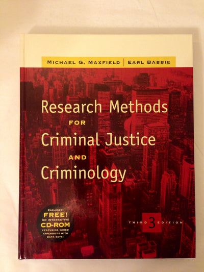 Research Methods for Criminal Justice and Criminology (with InfoTrac)