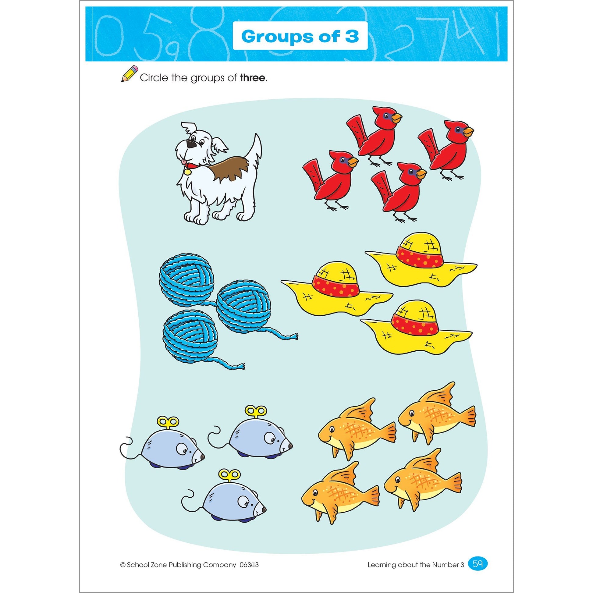 School Zone Big Math K-1 Workbook: 320 Pages, Kindergarten, 1st Grade, Numbers, Addition, Subtraction, Shapes, Patterns, Graphs, Time, Money, Ages 5-7 (Big Workbook)