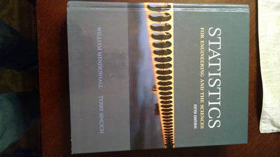 Statistics for Engineering and the Sciences