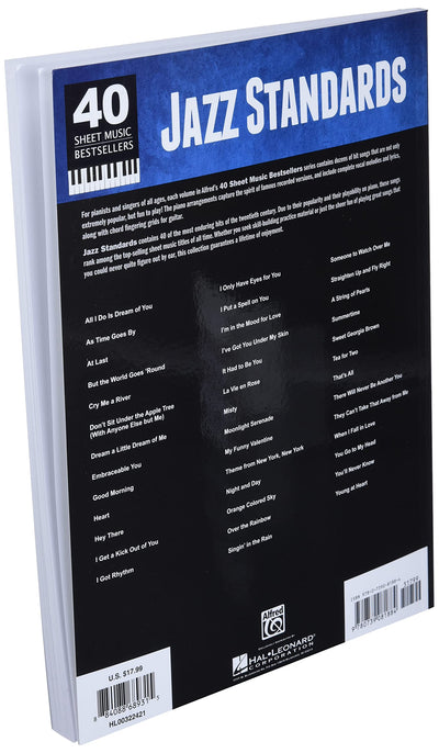 Jazz Standards: 40 Sheet Music Bestsellers Series by Alfred