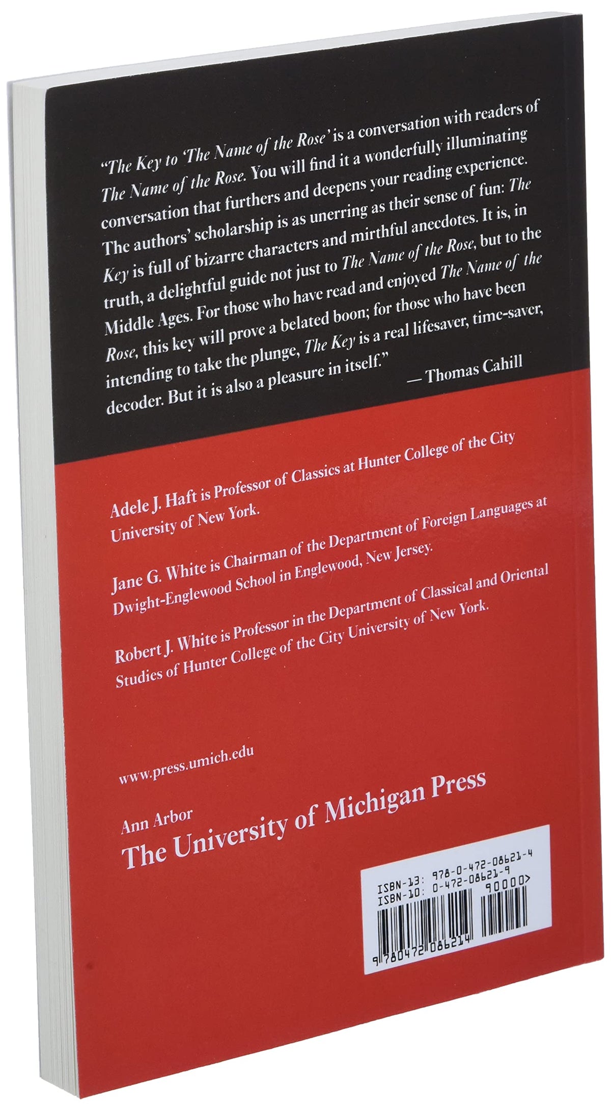 The Key to The Name of the Rose: Including Translations of All Non-English Passages (Ann Arbor Paperbacks)
