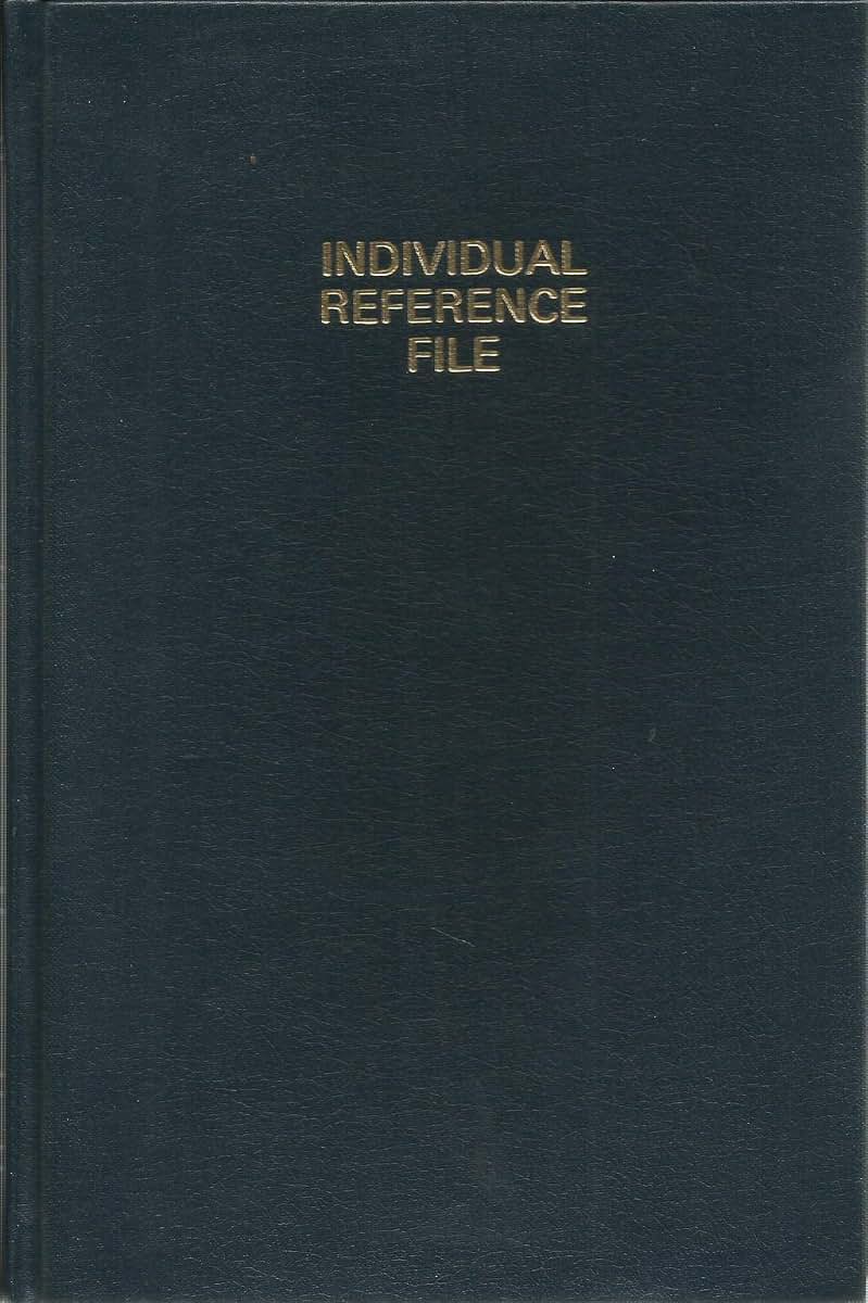 Individual Reference File of Extracts From the Edgar Cayce Readings