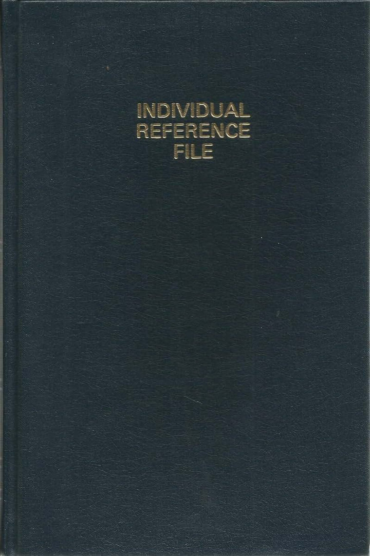 Individual Reference File of Extracts From the Edgar Cayce Readings