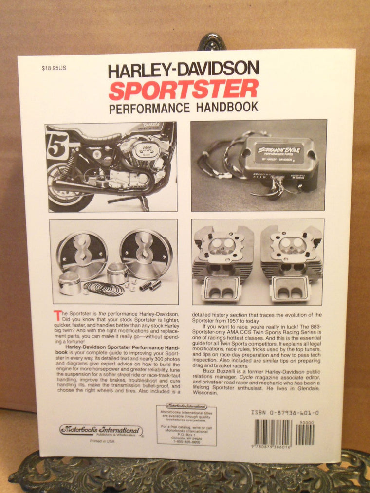 Harley-Davidson Sportster Performance Handbook (Performance Handbook Series) — back cover