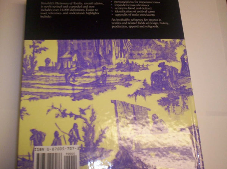 Fairchild's Dictionary of Textiles by Phyllis G. Tortora