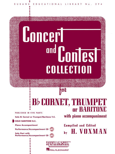 Concert and Contest Collection: Solo Book Only - Baritone B.C.