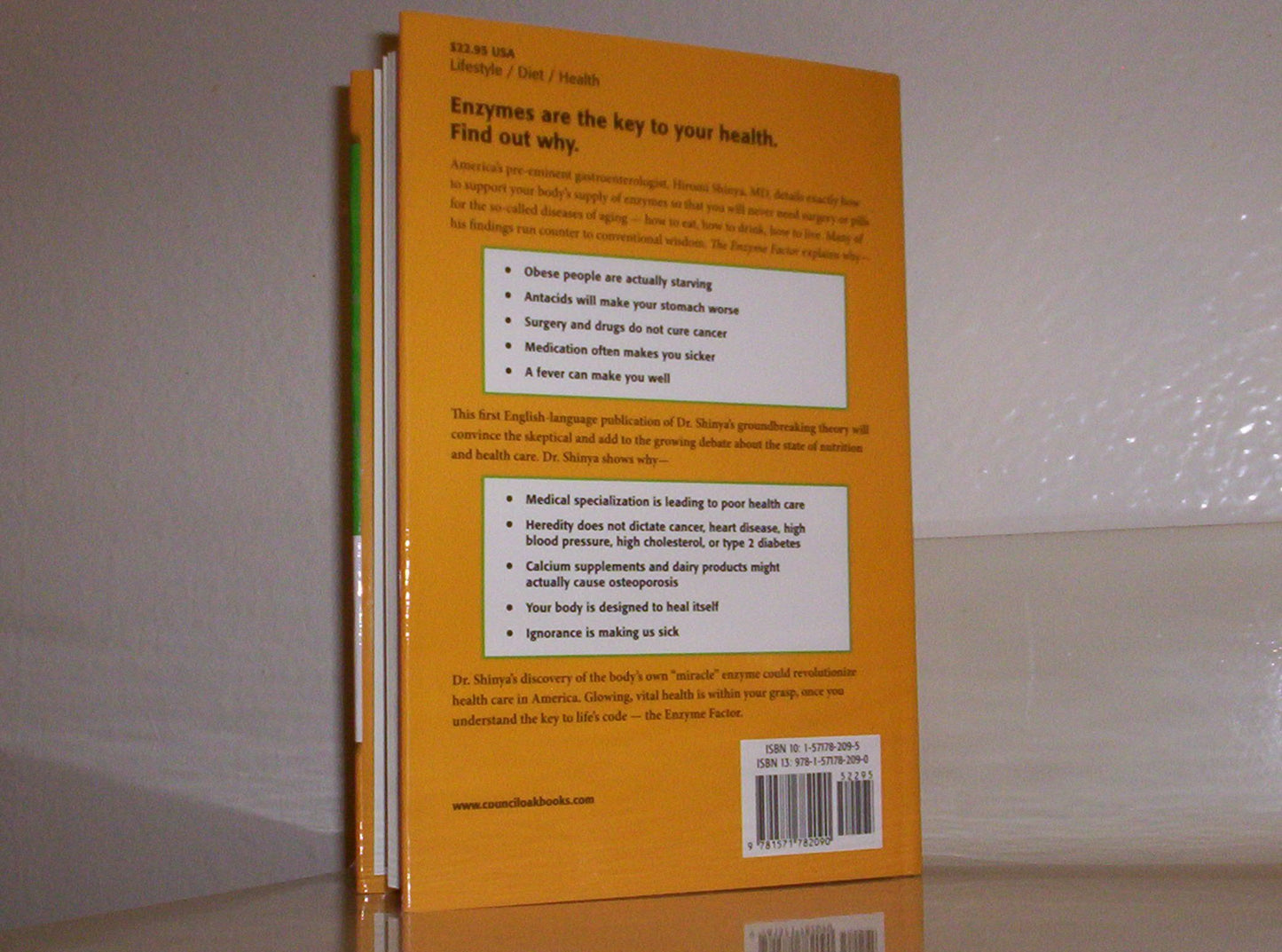 The Enzyme Factor by Shinya, Hiromi, M.D.