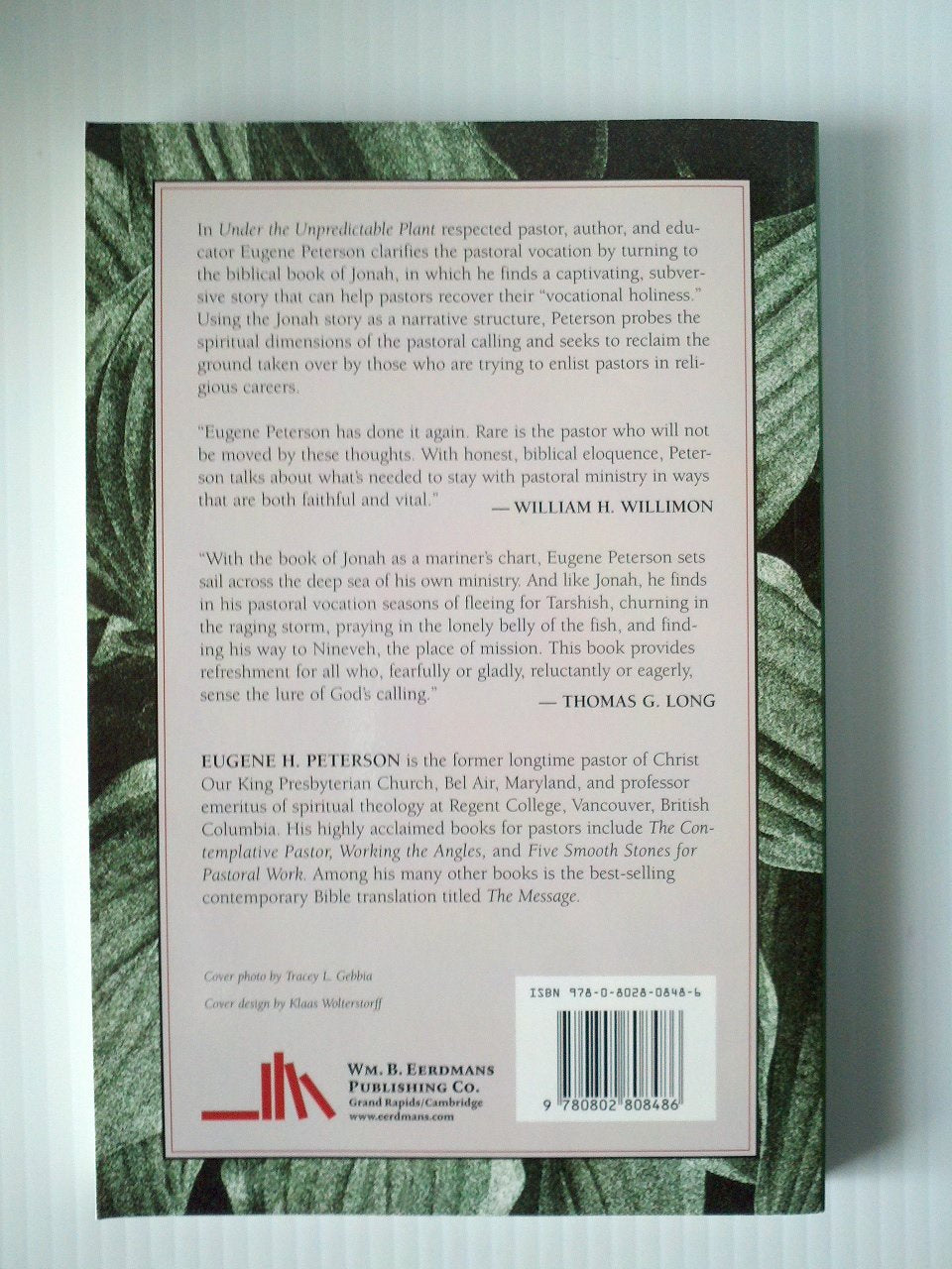 Under the Unpredictable Plant: An Exploration in Vocational Holiness